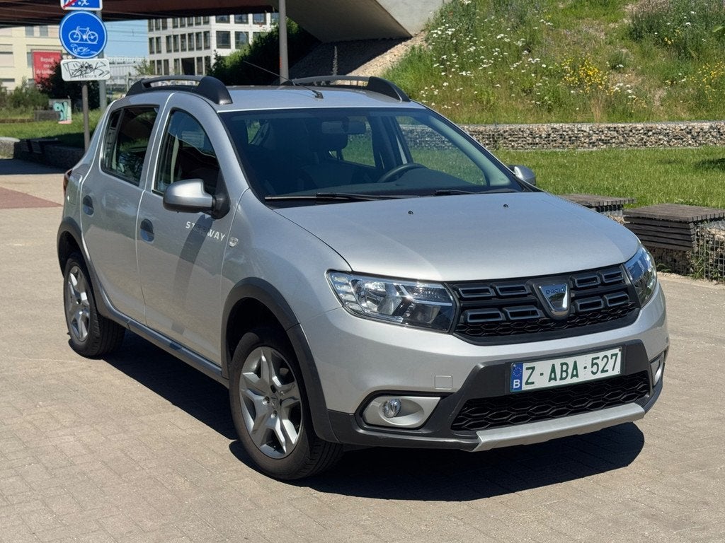 Dacia Sandero Stepway | Automaat | Benzine | Airco, Auto's, Dacia, Bedrijf, Te koop, Sandero, ABS, Airbags, Airconditioning, Bluetooth
