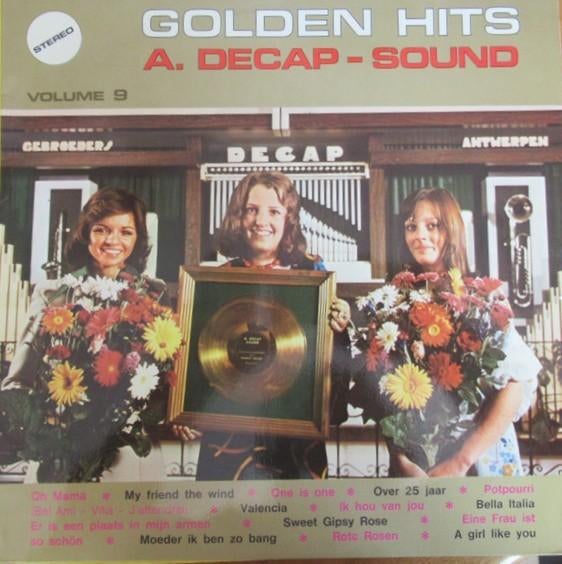 Decap Antwerp - A. Decap-Sound - Vol. 9 - Golden Hits - LP -, Cd's en Dvd's, Vinyl | Nederlandstalig, Ophalen of Verzenden