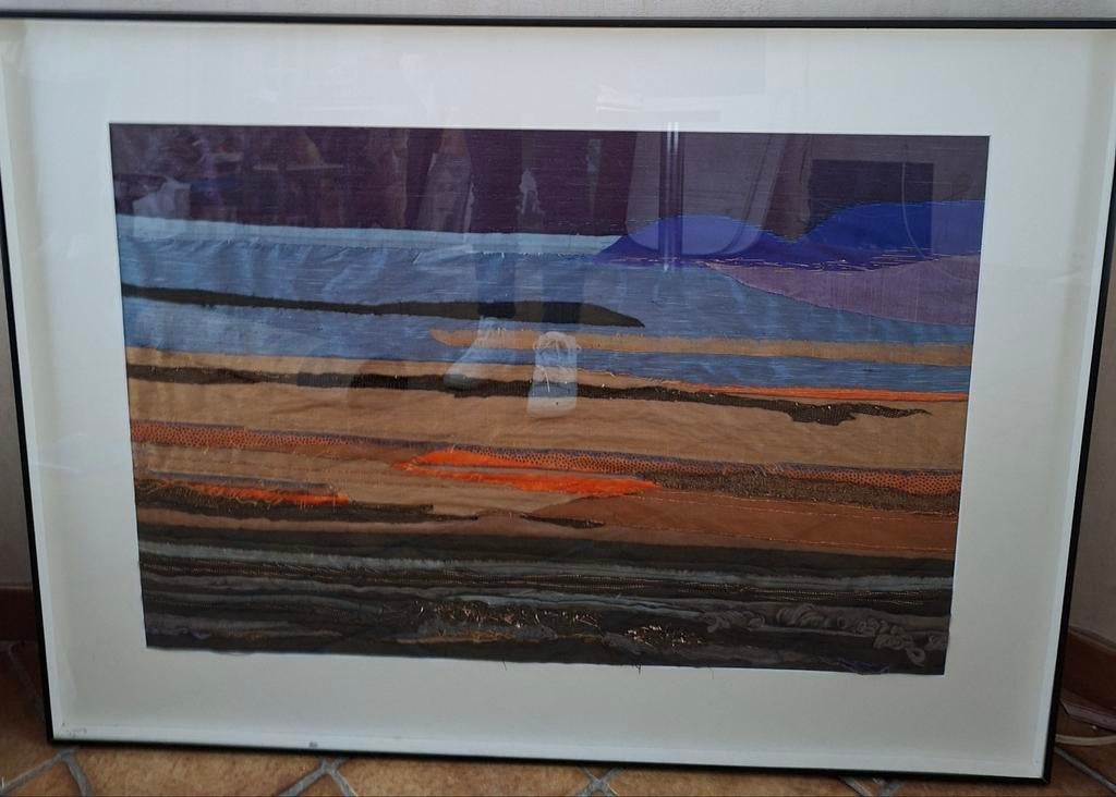 Artwork Zeer Speciaal Kunstwerk gemaakt van Stoffen en div., Ophalen