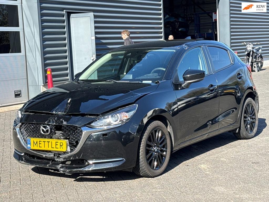 Mazda 2 1.5 Skyactiv-G Luxury, head up, stuurwiel verwarming, Autos, Mazda, Achat, 90 ch, Euro 6, Entreprise