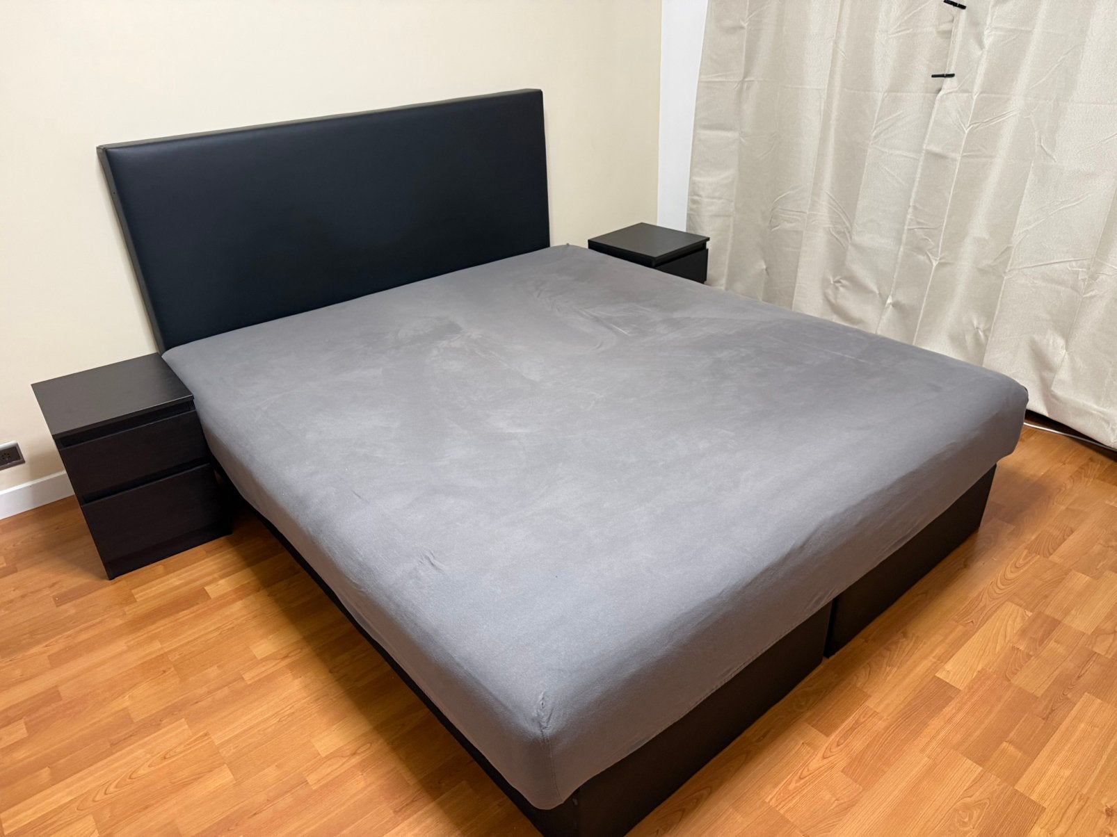 Boxspring 160/200, Maison & Meubles, Enlèvement, Comme neuf