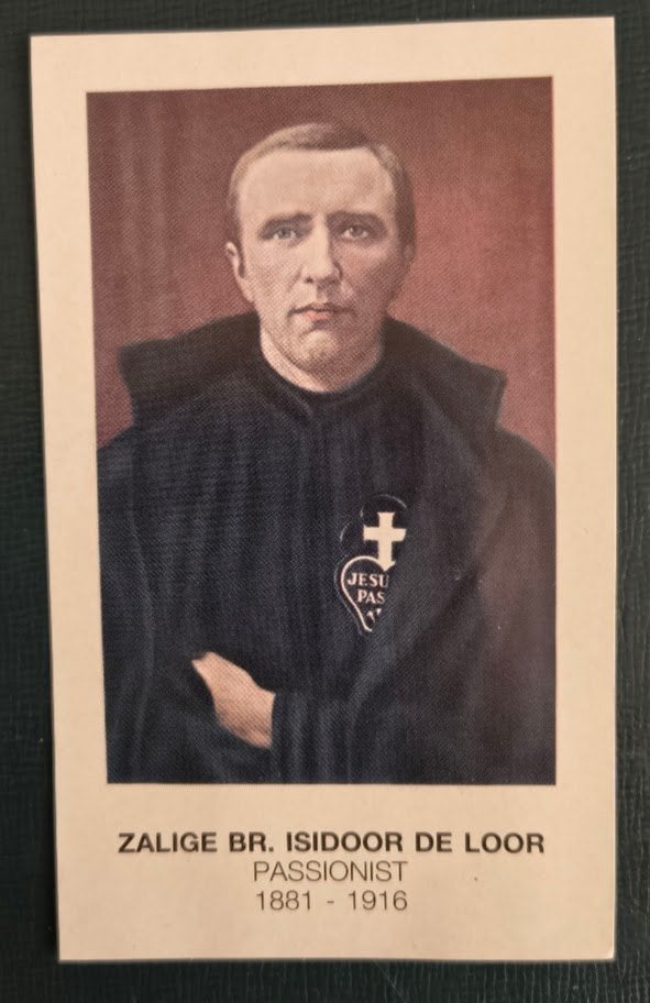 Gebedsprentje Zalige Br. Isidoor De Loor,  (1881-1916), Verzamelen, Bidprentjes en Rouwkaarten, Ophalen of Verzenden, Bidprentje