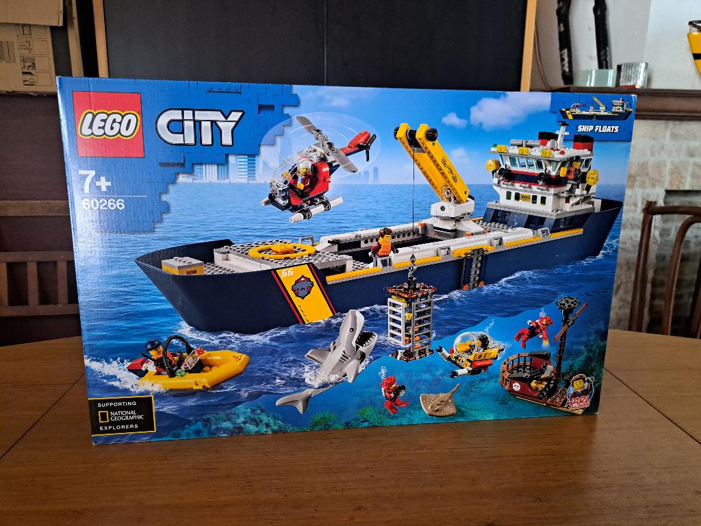 LEGO City Oceaan Onderzoekschip  60266, Kinderen en Baby's, Speelgoed | Duplo en Lego, Ophalen, City, Lego, Nieuw