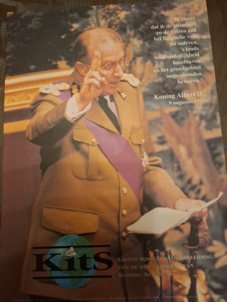 Famille royale : magazine King Albert, Enlèvement ou Envoi, Comme neuf, Magazine ou livre