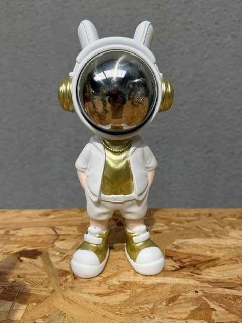 Astronaut konijn wit staand 24 cm - nieuw in verpakking, Ophalen of Verzenden, Nieuw, Fantasy