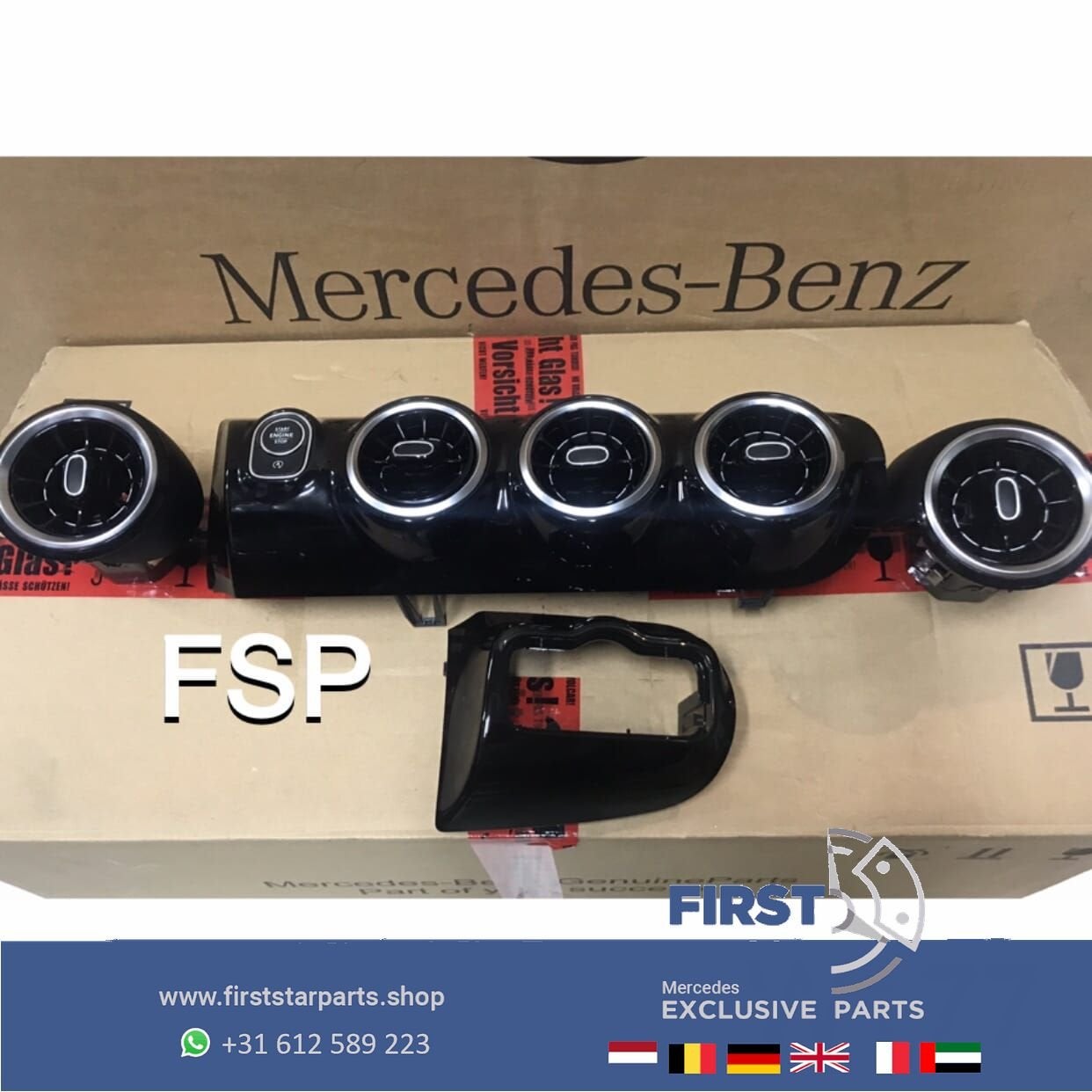 W177 V177 ZWARTE LUCHTROOSTERS Mercedes A Klasse 2018-2021 N, Utilisé, -, -, Enlèvement ou Envoi