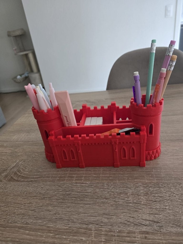Organisateur pour impression 3D de Castel Medieval., Maison & Meubles, Accessoires pour la Maison | Vases, Neuf, Rouge, Moins de 50 cm