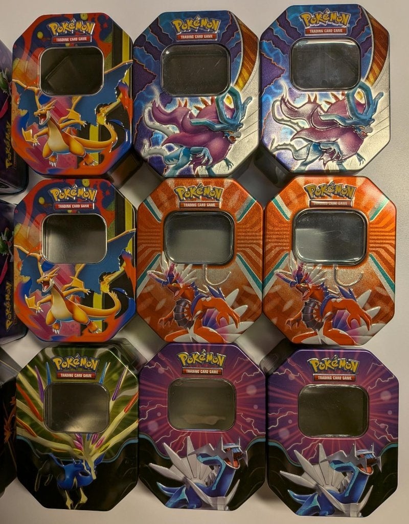 Lege mini tins en tins (pokémon en one piece), Ophalen of Verzenden, Zo goed als nieuw