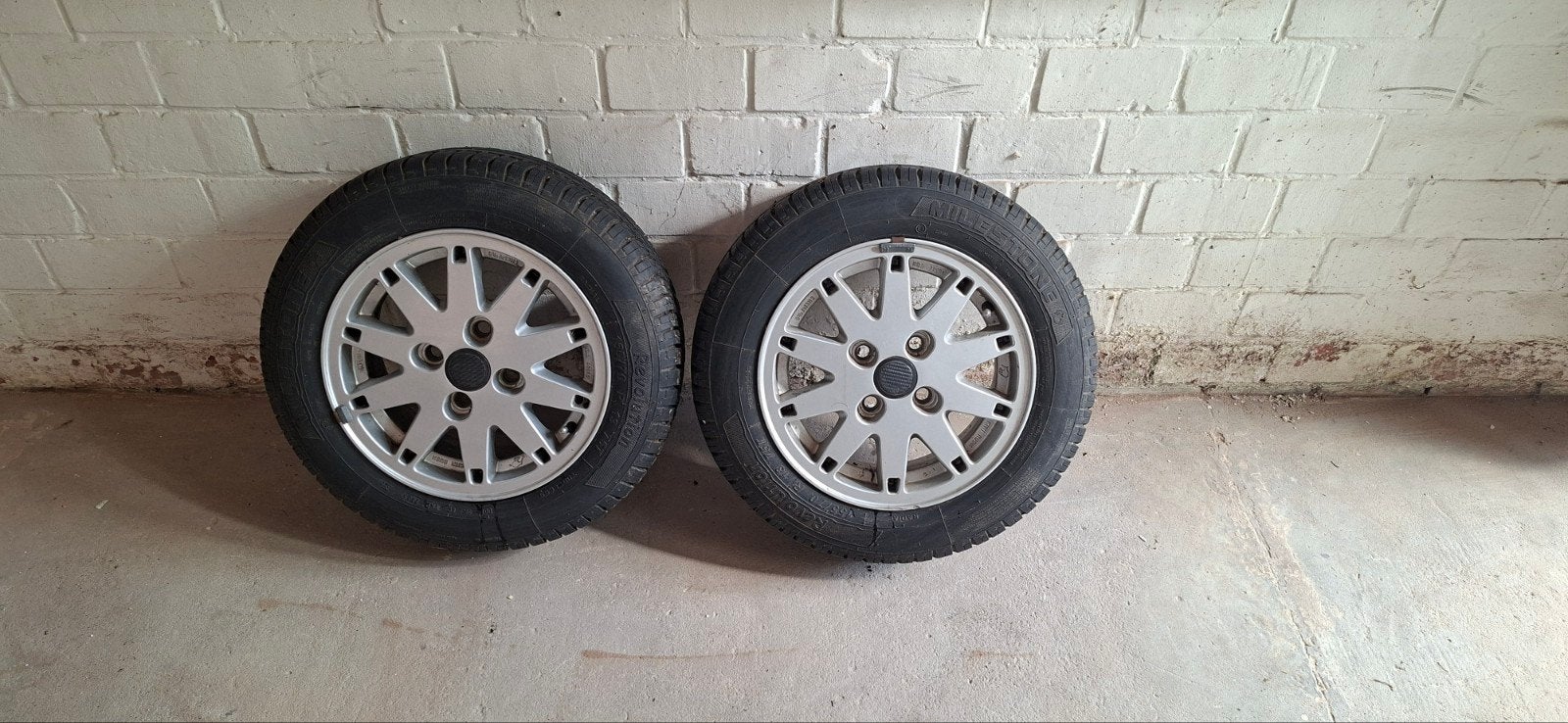alu velgen 4x100 voor aanhanger of caravan, Ophalen, Gebruikt