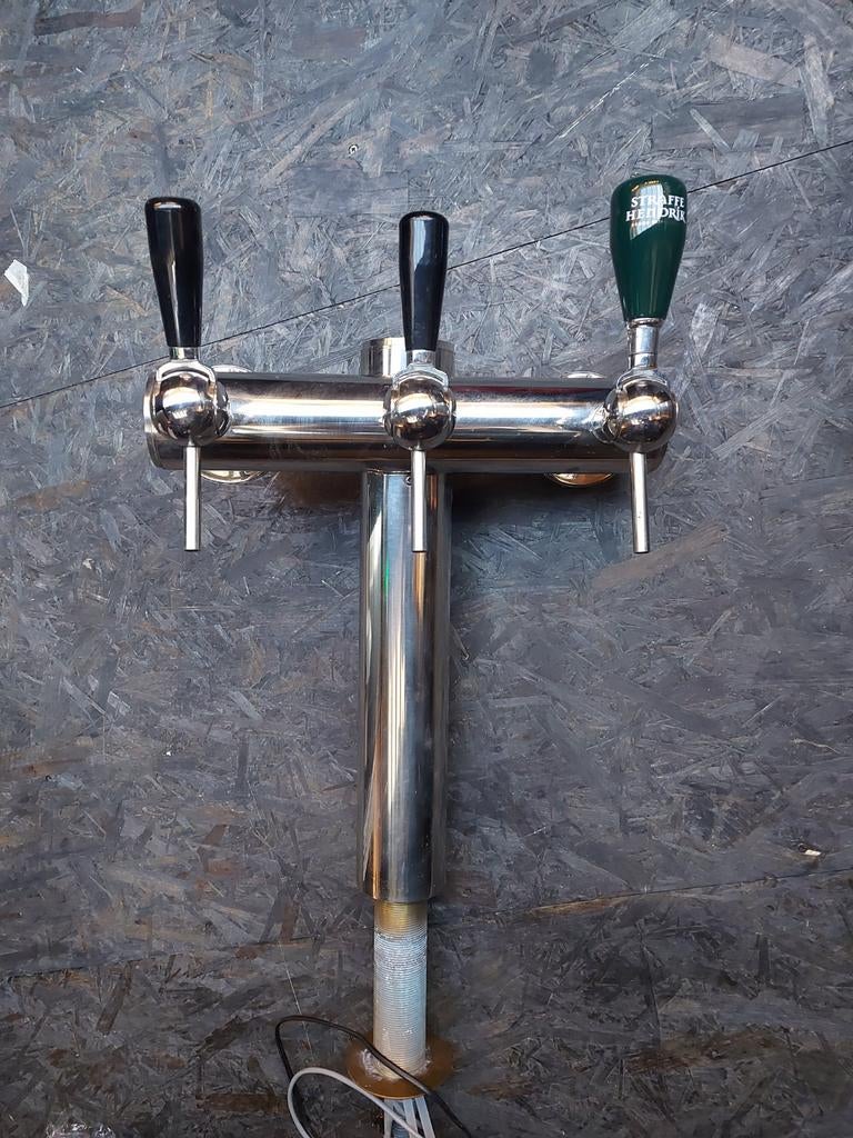 Tapzuil, tapkraan, biertap, tapínstallatie, Ophalen