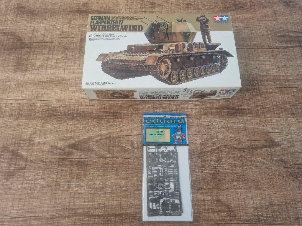 Lot Tamiya/Eduard 1/35 Wirbelwind German Flakpanzer IV, Tank, 1:32 tot 1:50, Nieuw, Ophalen of Verzenden