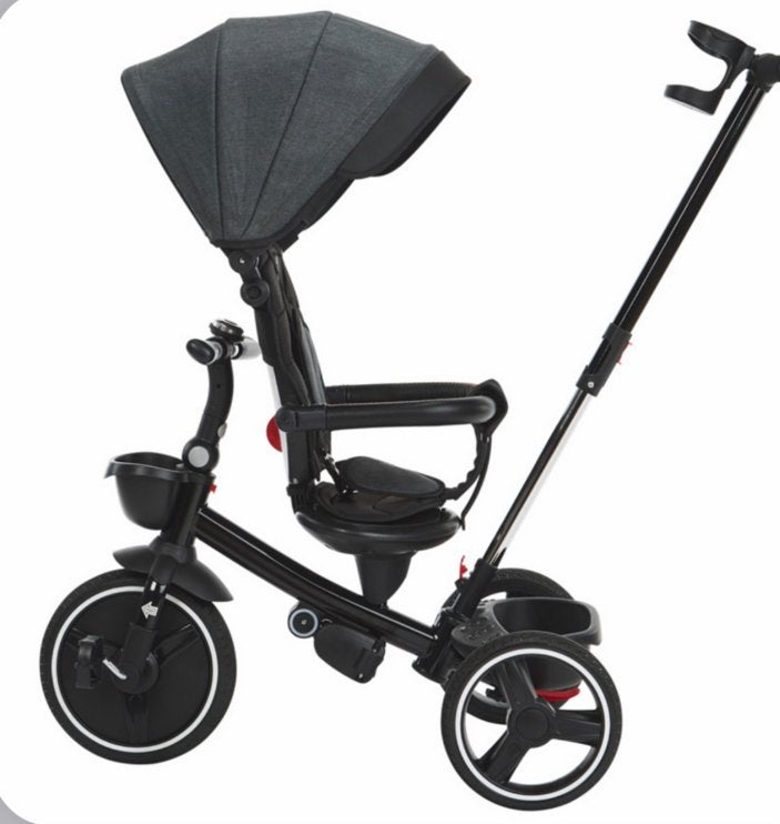 Prémaman Triky 5-in-1 meegroei driewieler (Gris / Zwart), Ophalen, Zo goed als nieuw