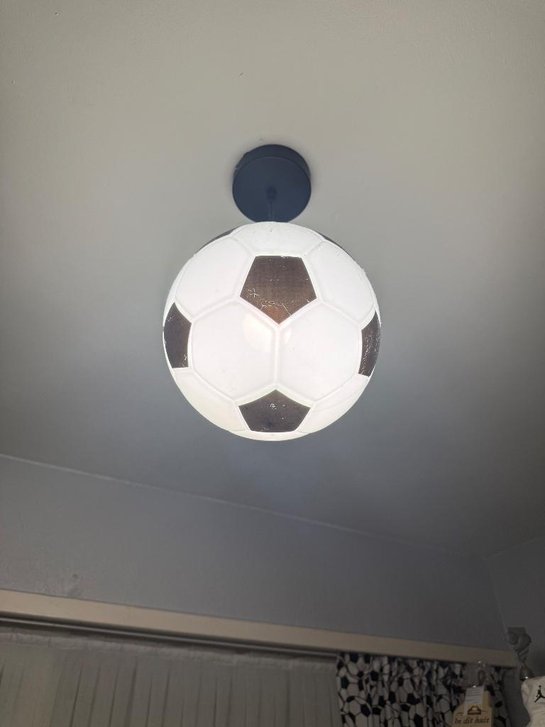 Luster voetbal, Ophalen, Zo goed als nieuw, Glas, Voetbal