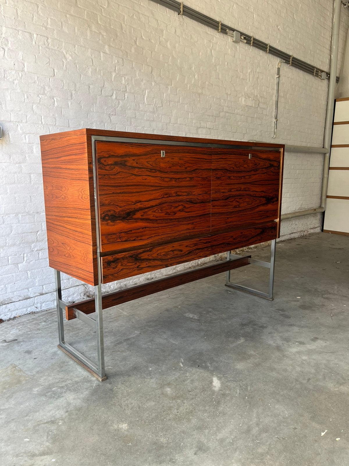 Vintage barkast 1960, 25 à 50 cm, Autres essences de bois, 100 à 150 cm, Utilisé