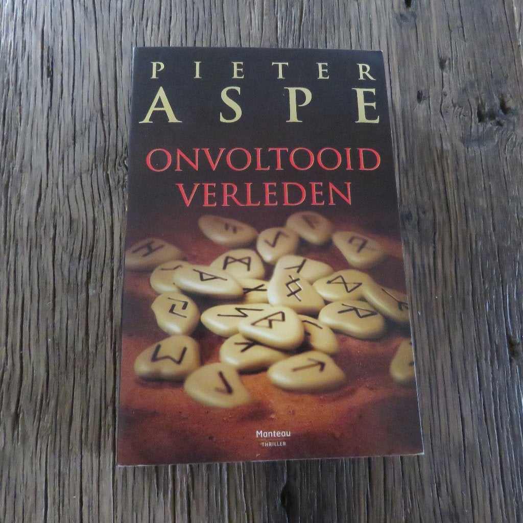 Pieter Aspe Onvoltooid verleden, Livres, Enlèvement ou Envoi