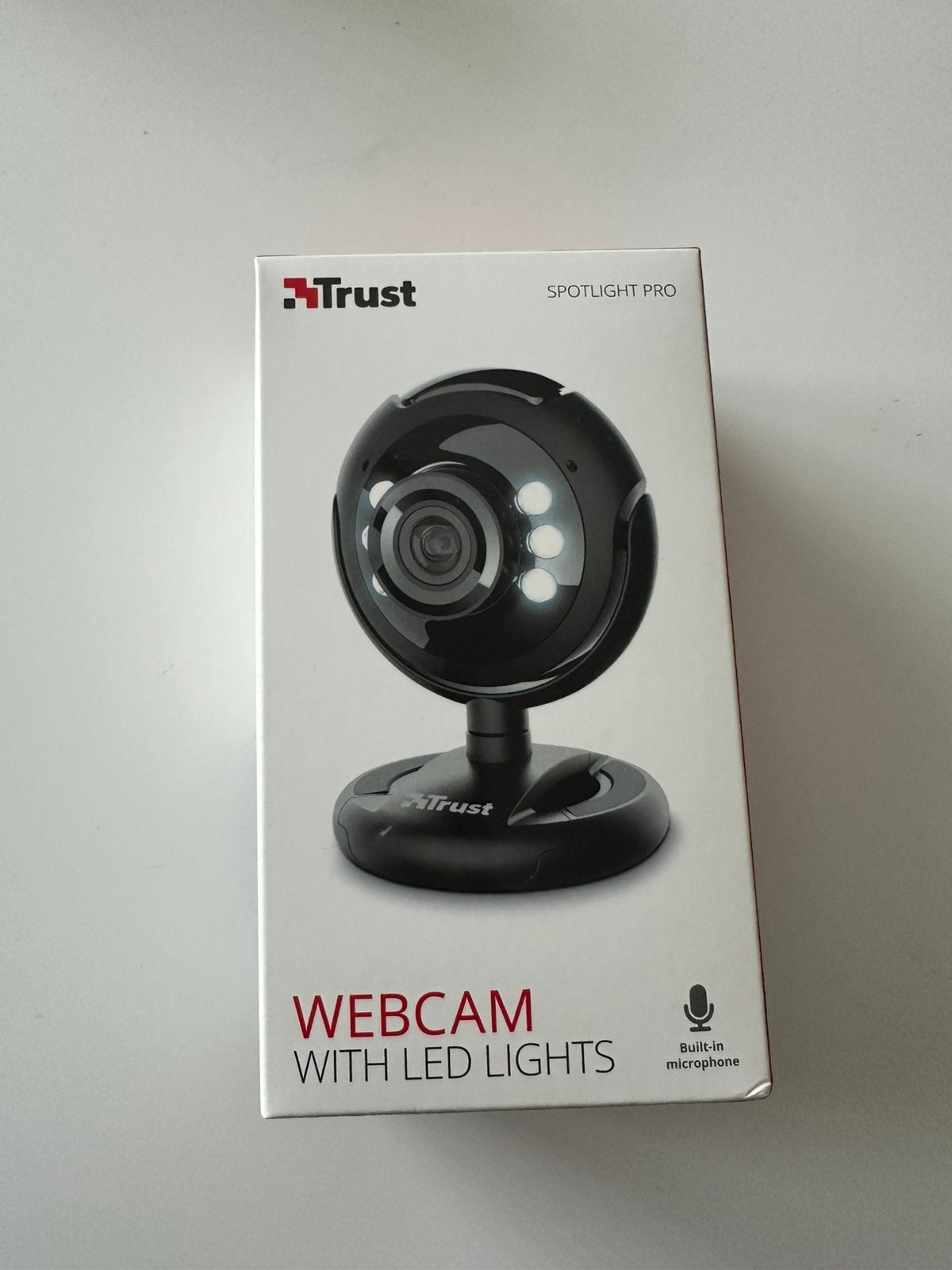 Trust webcam Spotlight Pro, Computers en Software, Webcams, Nieuw, Bedraad, Windows, Microfoon, Ophalen of Verzenden