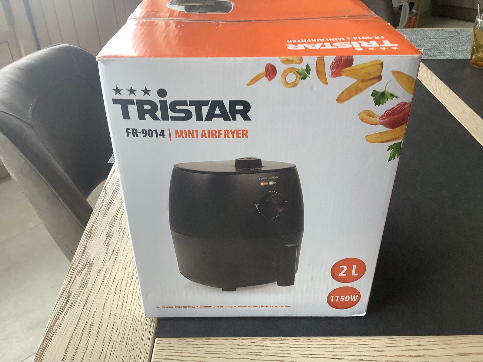 Airfryer tristar 2L 1150w ideaal voor camping of thuis, Ophalen, Nieuw, Airfryer