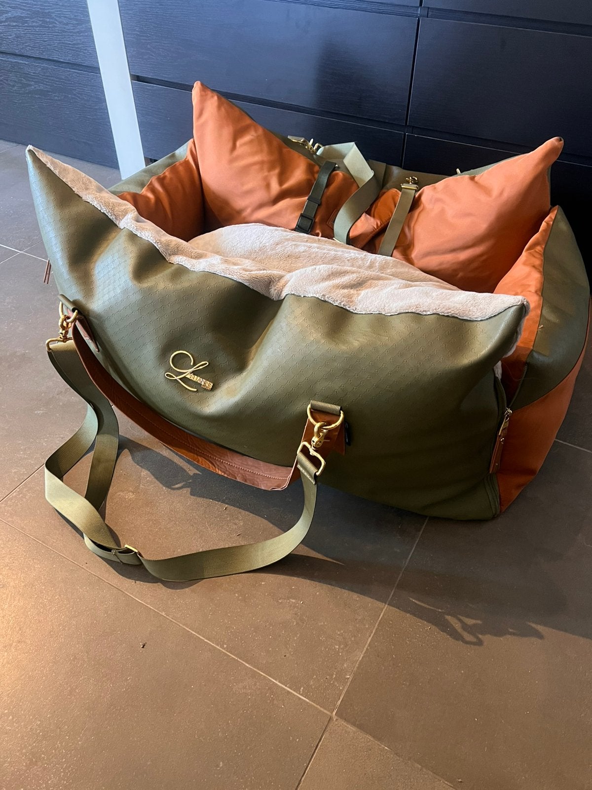 Hondenmand auto Lelianne Luxe carseat, Animaux & Accessoires, Enlèvement, Utilisé