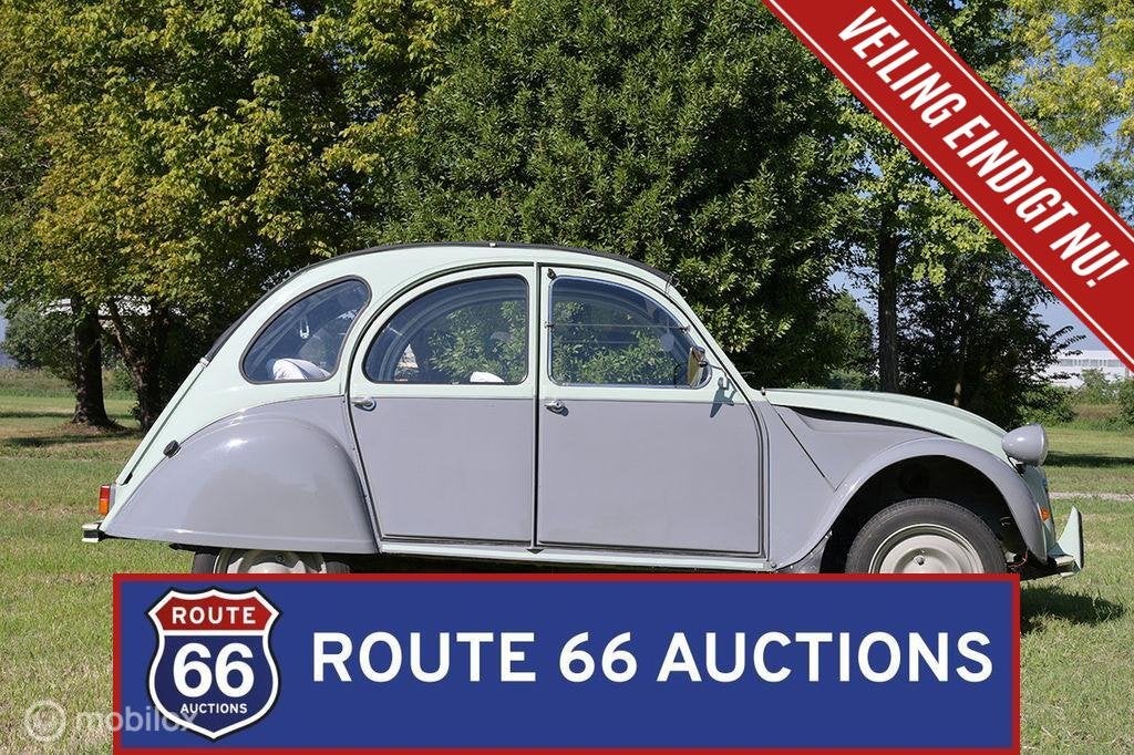 Citroen 2CV | 1983 | Route 66 Auctions, Citroën, Zwart, Bedrijf, Handgeschakeld