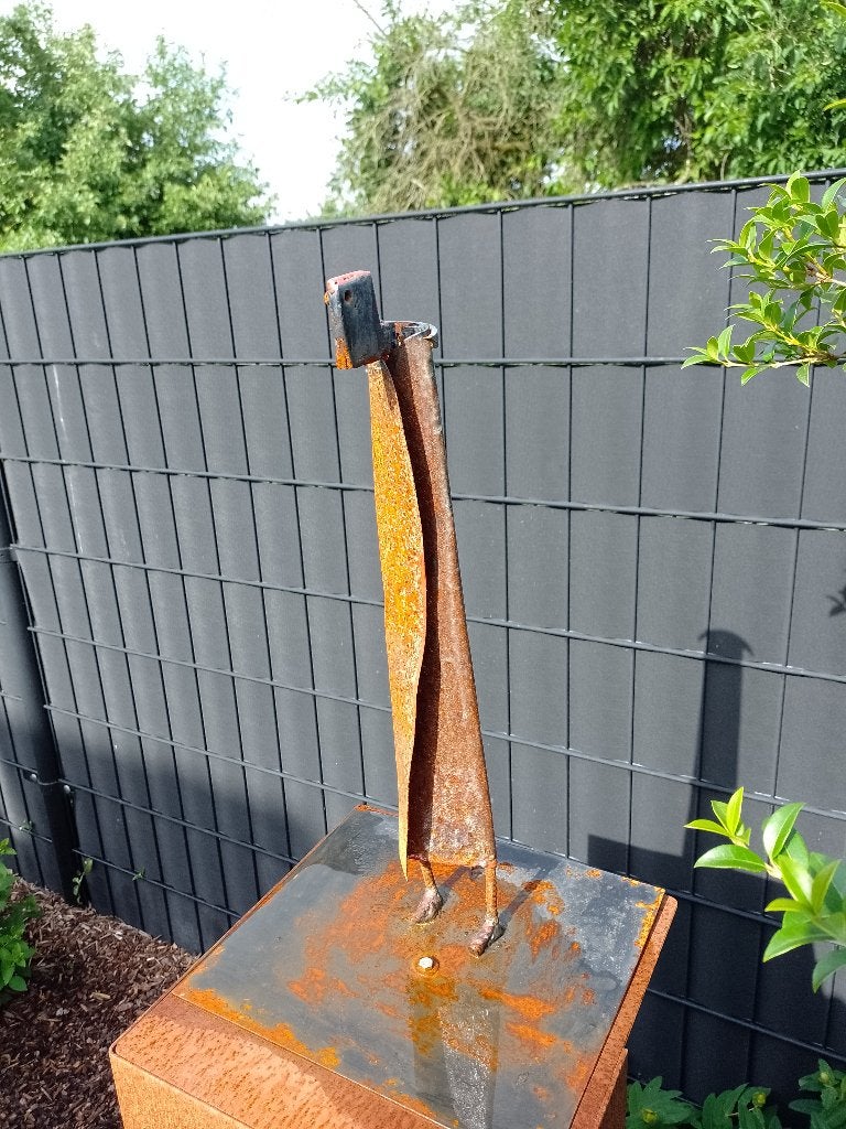 Tuin beeld, Ophalen, Nieuw, Metaal, Mensenbeeld