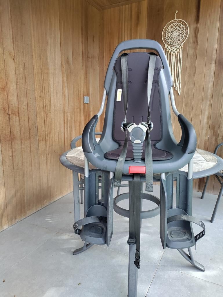 Fietszitje Qibbel kind (max. 22kg). Perfecte staat., Ophalen, Achterzitje, Voetsteuntjes, Zo goed als nieuw