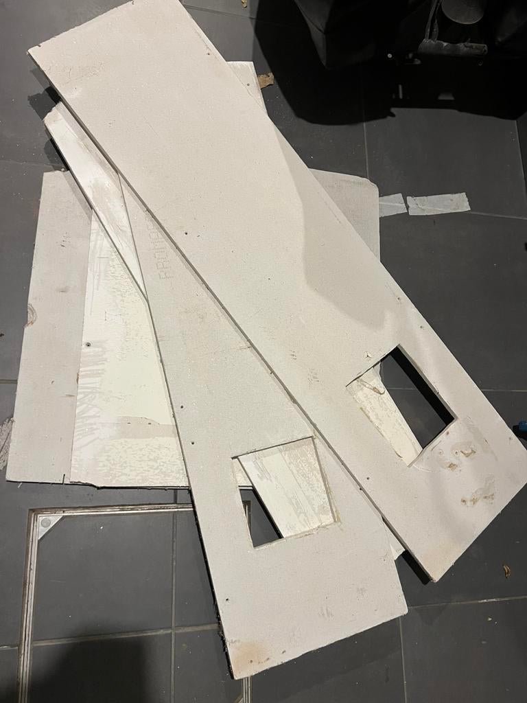 Promafour 15mm promafur platen promat promatect, Ophalen, Gebruikt