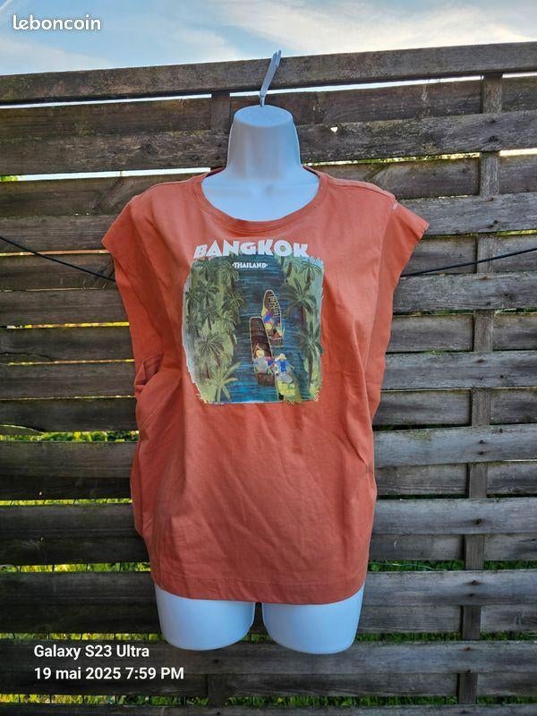 Tee-shirt GEMO – Neuf avec étiquette – XL, Neuf, Manches courtes, Taille 46/48 (XL) ou plus grande, Enlèvement ou Envoi