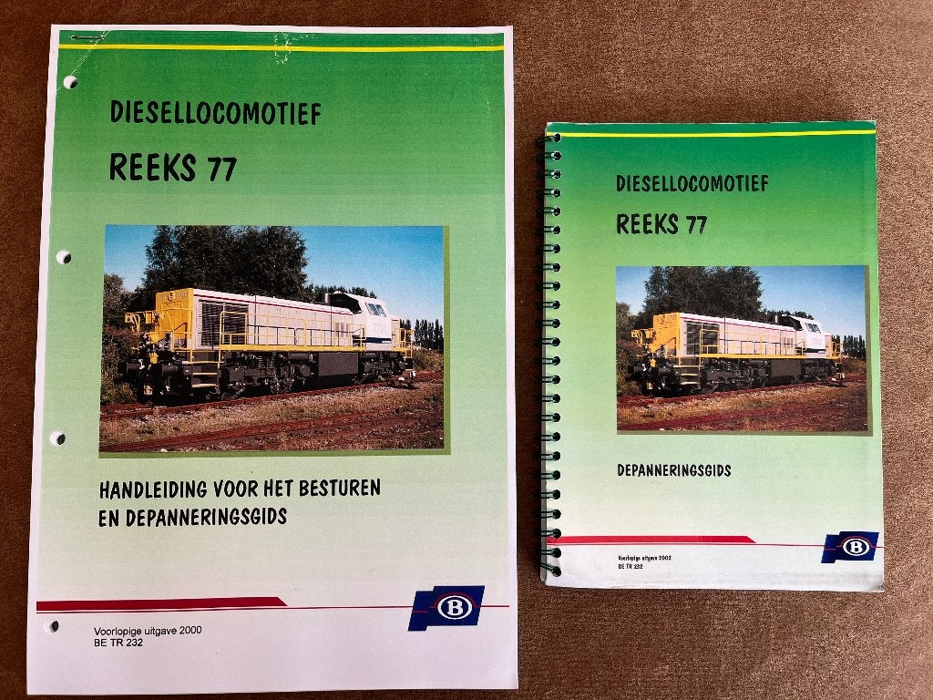 Handleiding voor besturen en depannering HLD 77 (NMBS/SNCB), Enlèvement ou Envoi, Utilisé, Train