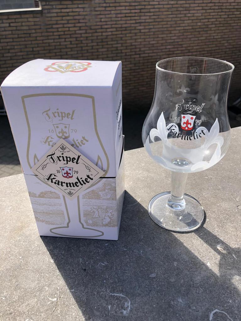 Karmeliet glazen, Ophalen, Zo goed als nieuw