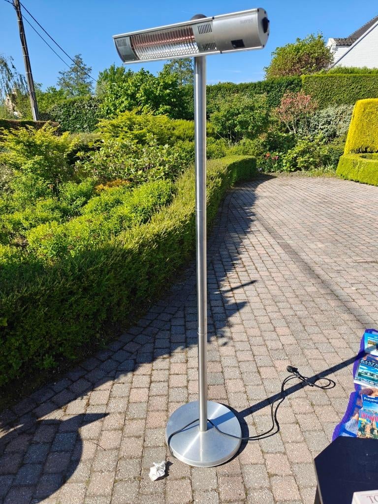 Terrasverwarmer, Tuin en Terras, Terrasverwarmers, Zo goed als nieuw, Elektrisch, Vloer, Ophalen