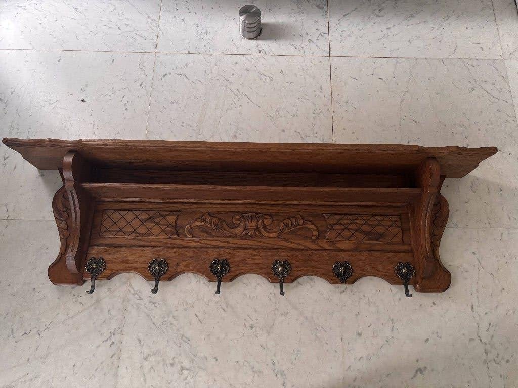 kapstok, Huis en Inrichting, Woonaccessoires | Kapstokken, Gebruikt, Wandkapstok, Hout, Ophalen