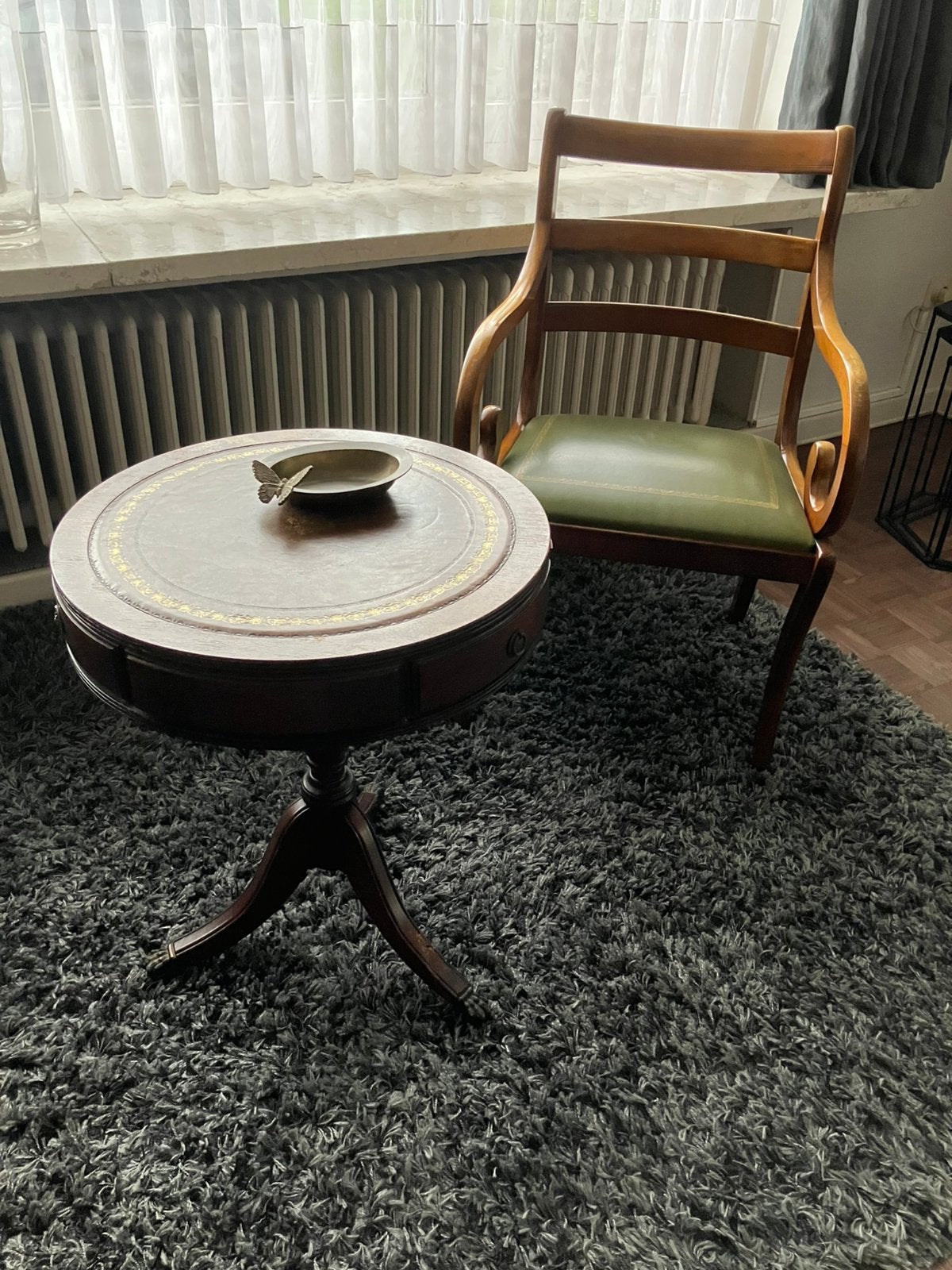 Tafeltje met schuiven en bijhorende stoel, Maison & Meubles, Enlèvement, Comme neuf