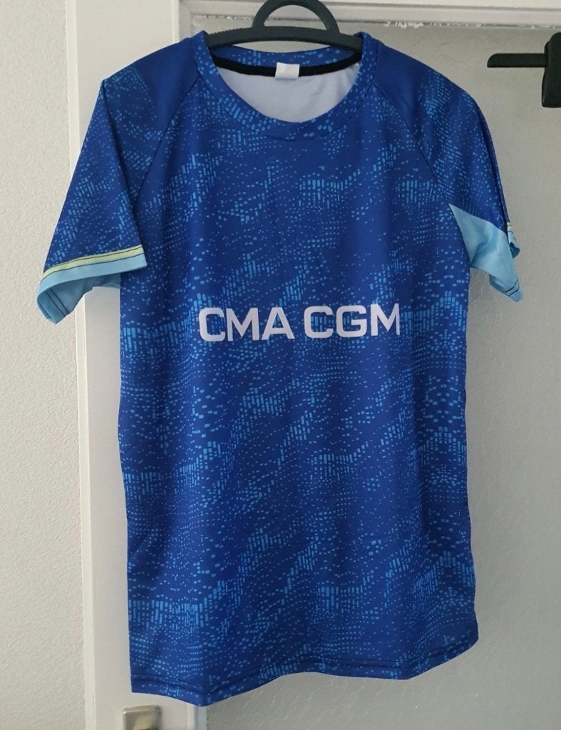 Olympique Marseille Trainingsshirt Blauw maat: M, Nieuw, Ophalen of Verzenden, Voetbal, Maat 48/50 (M)