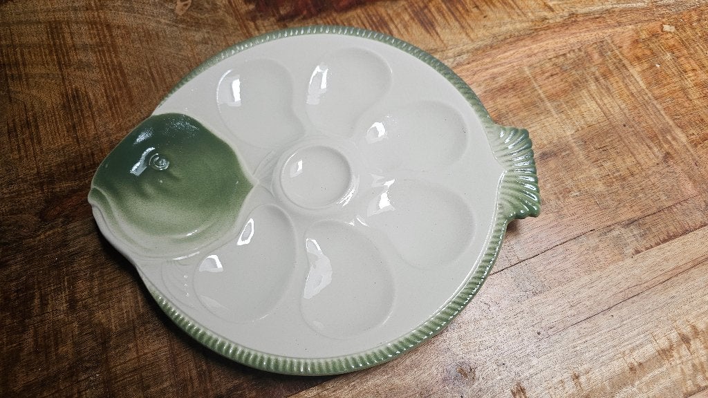 assiette à huitre  LONGWY Modèle "Copenhague", Antiquités & Art, Enlèvement
