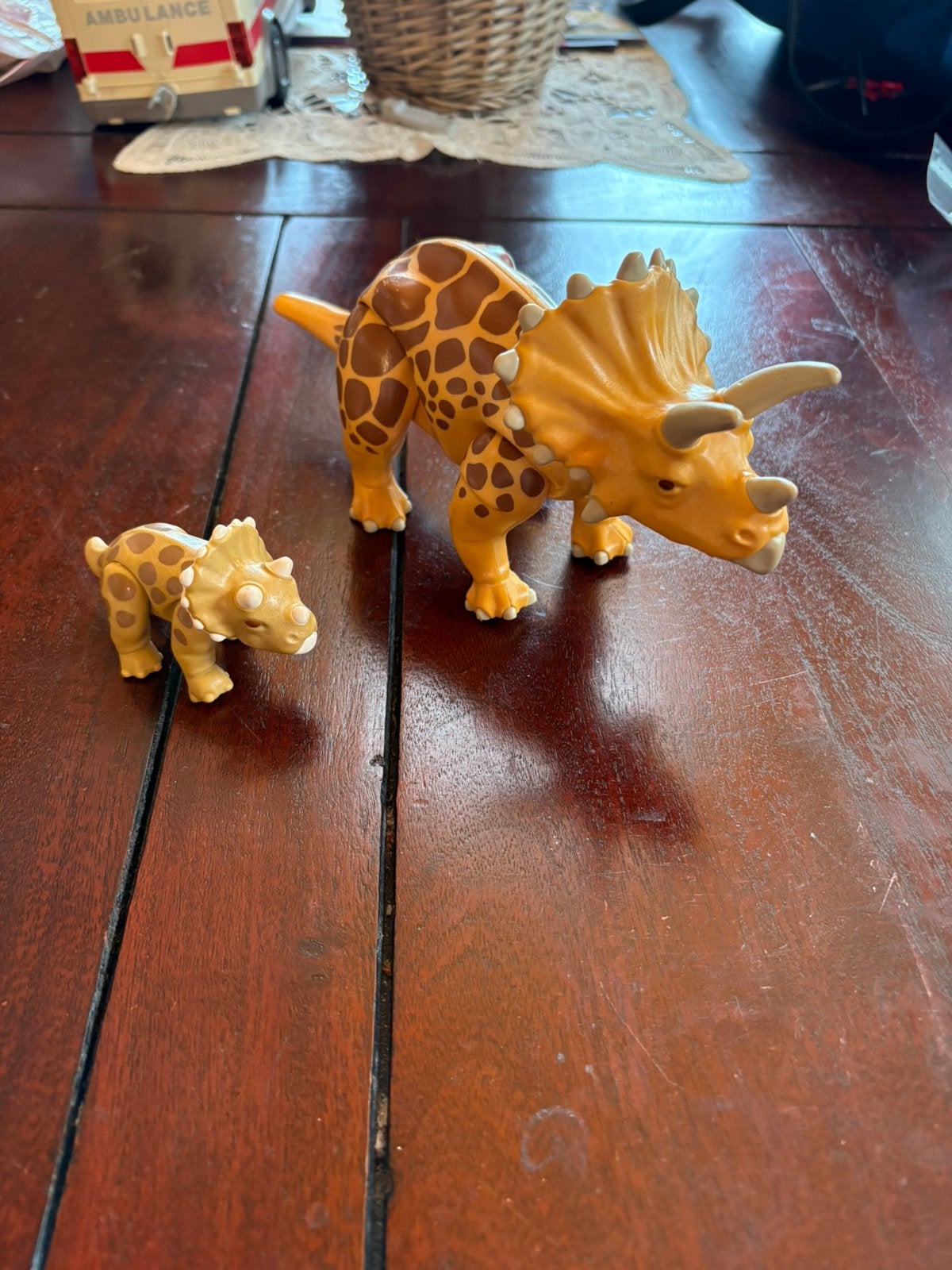 Triceratops met baby, Kinderen en Baby's, Speelgoed | Playmobil, Ophalen, Nieuw
