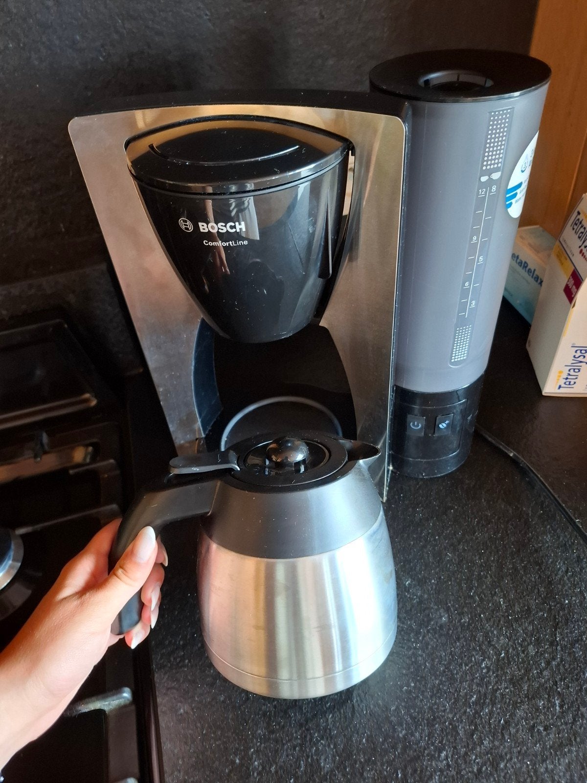 Koffiezetapparaat van bosch met thermoskan, Elektronische apparatuur, Koffiezetapparaten, Ophalen