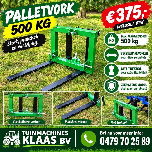 sterke verstelbare palletvork met trekbol afneembare vorken, Zakelijke goederen, Ophalen
