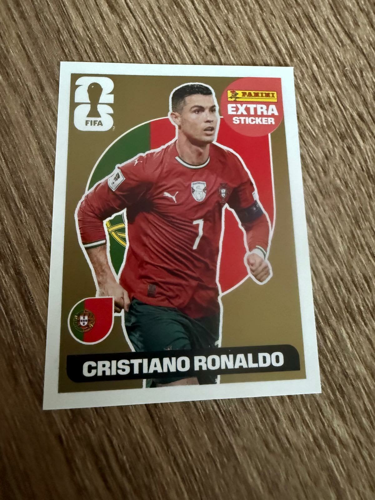 Gouden Ronaldo, Ophalen, Sticker