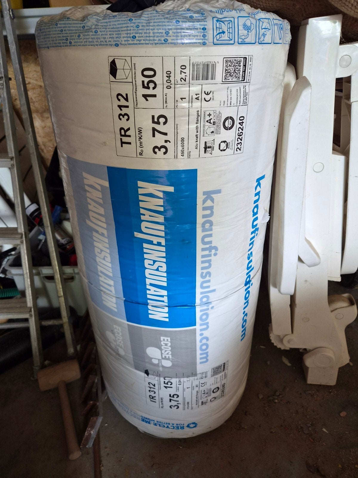 Knauf isolatie, dikte 15cm, 2 rollen, Doe-het-zelf en Bouw, Ophalen