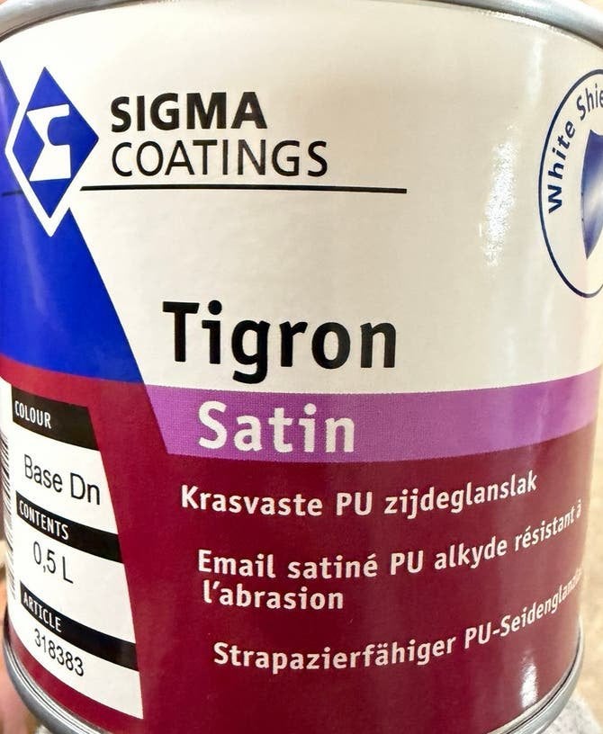 Sigma Tigron donkergrijze lak 0,5liter, Enlèvement ou Envoi, Neuf