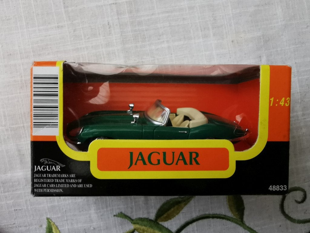 Jaguar type E Cabriolet 1961 - 1:43 in originele verpakking, Hobby en Vrije tijd, Ophalen of Verzenden, Nieuw, Auto, Overige merken