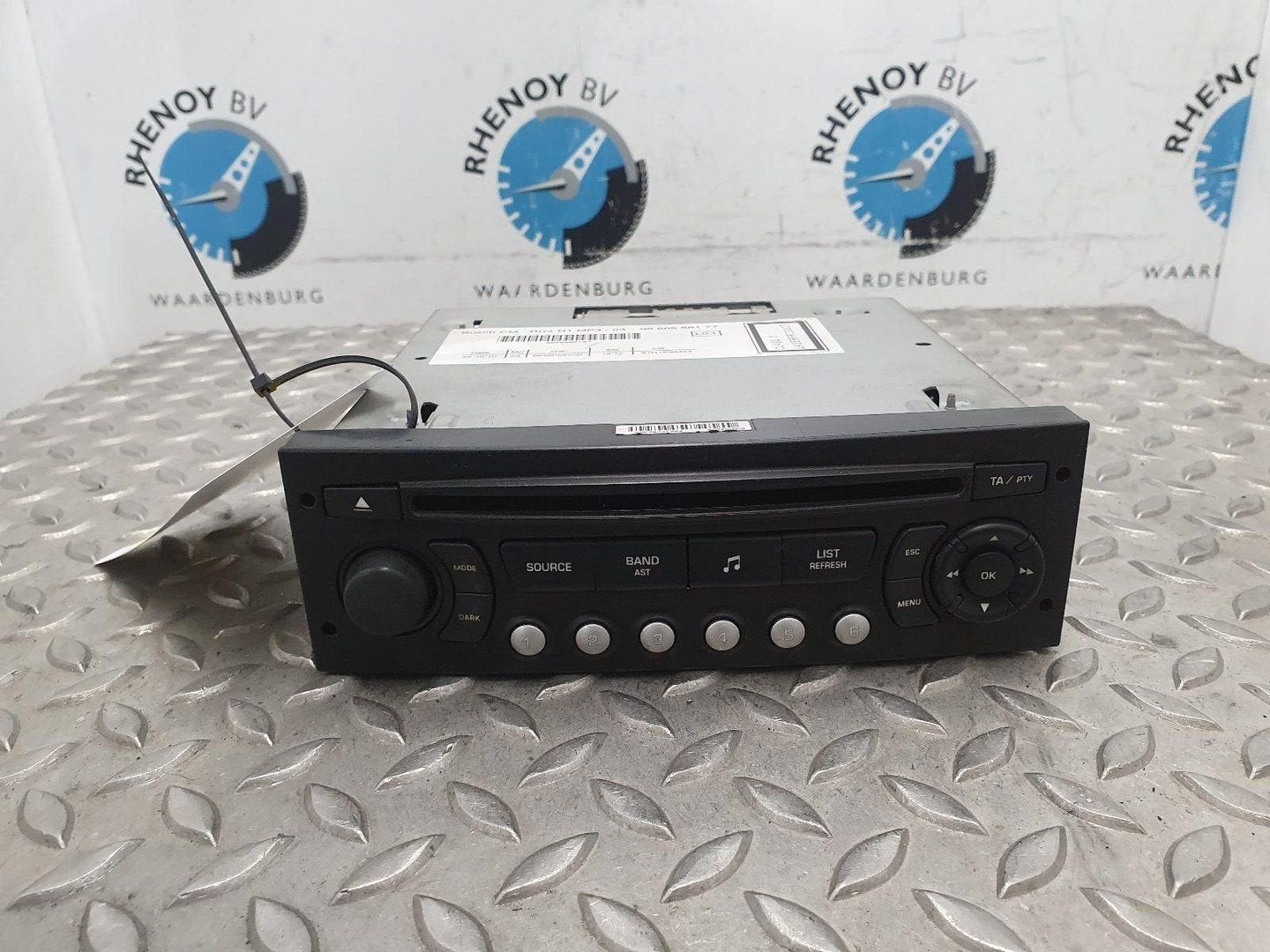 PEUGEOT PARTNER 120 1.6 HDI L1XR Pr+  RADIO 2010, Auto-onderdelen, Ophalen of Verzenden, Gebruikt, Stiba lid
