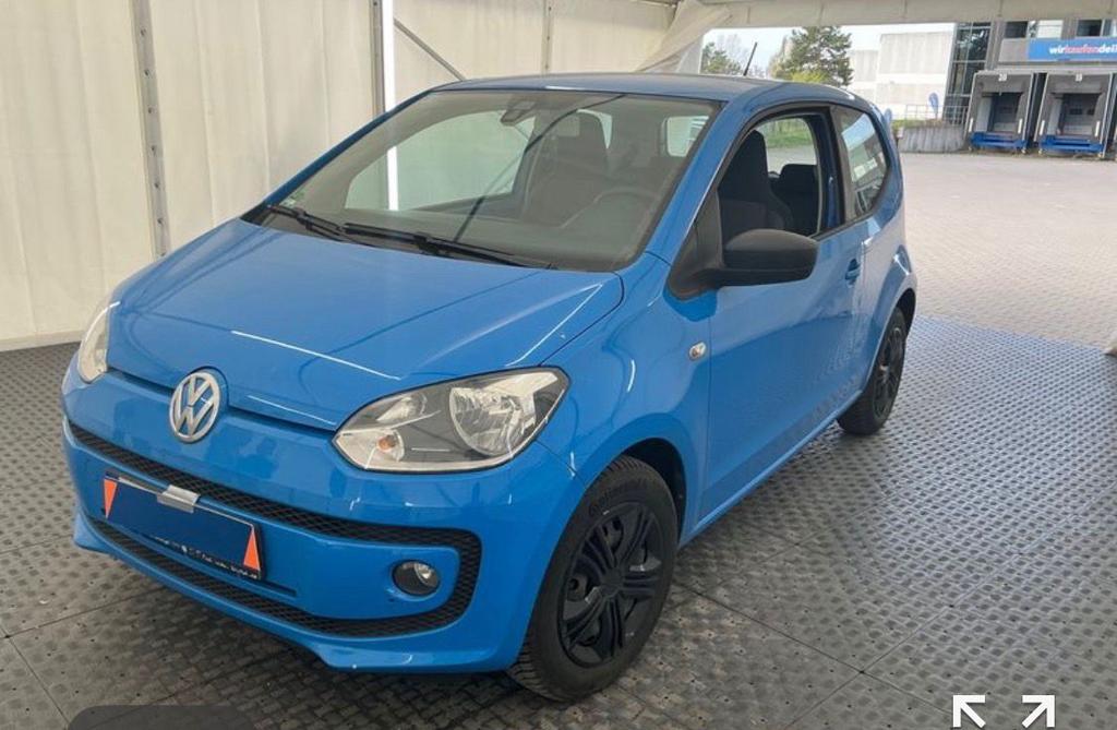 Vw up automaat omhoog, Auto's, Automaat, Up!, Blauw, Leder