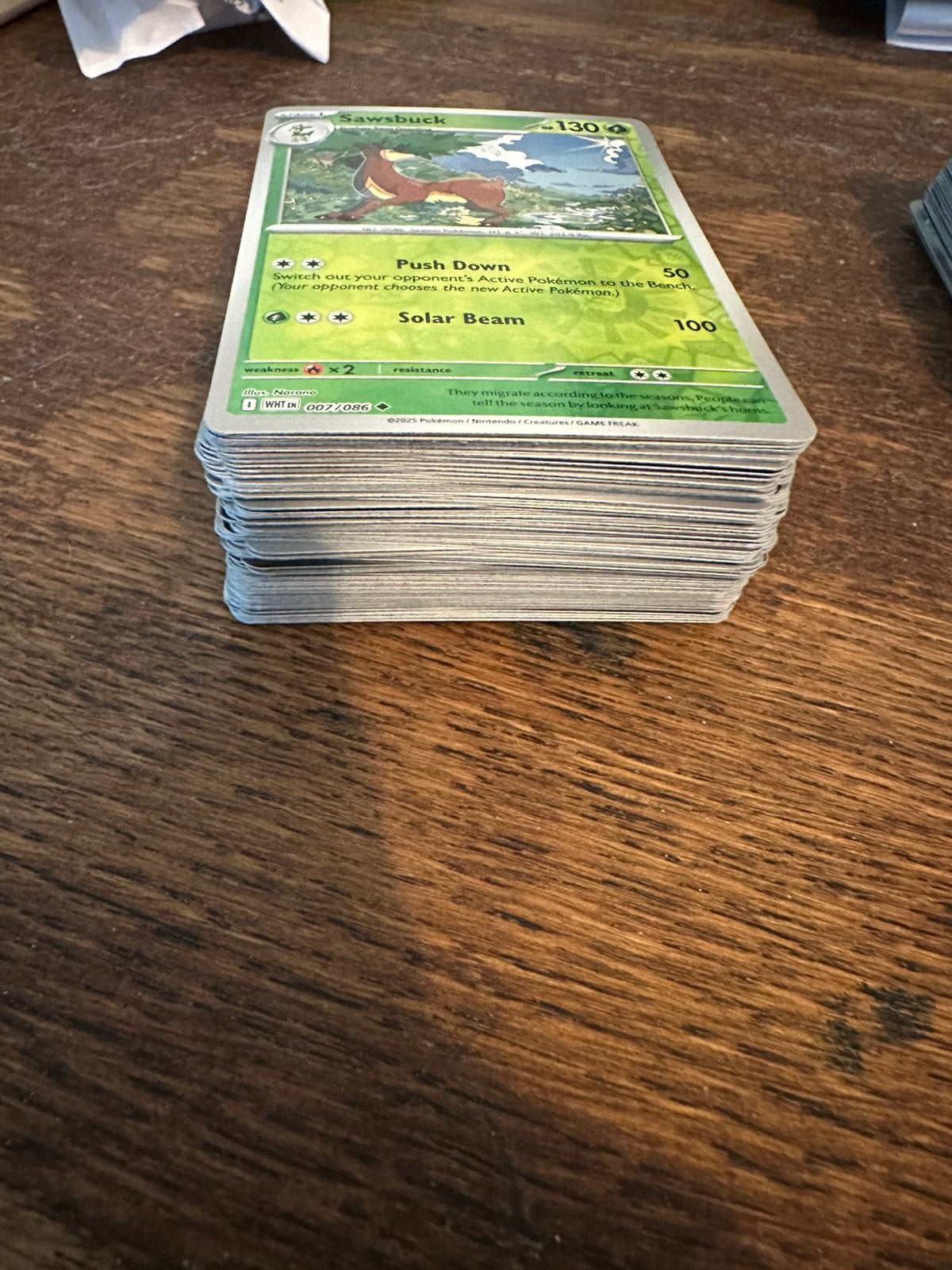 Pokémon - 100 kaarten + 5 Holo/Reverse Holo kaarten -NM, Hobby en Vrije tijd, Ophalen of Verzenden, Zo goed als nieuw