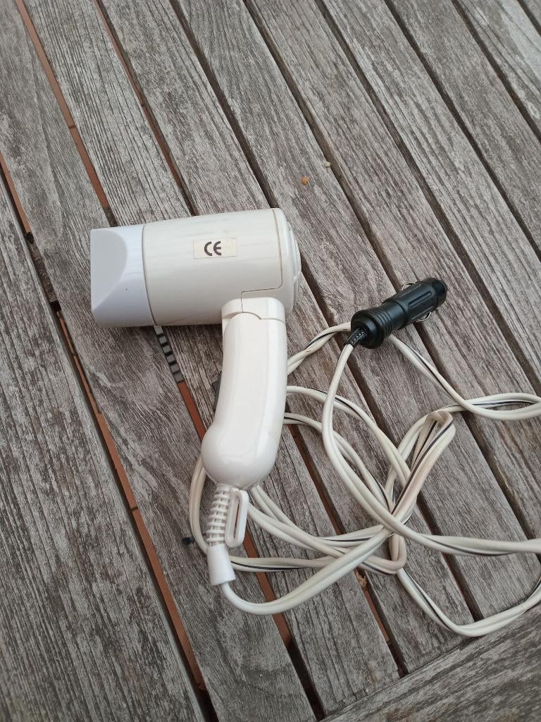 haardroger op 12v autobatterij, Enlèvement, Comme neuf