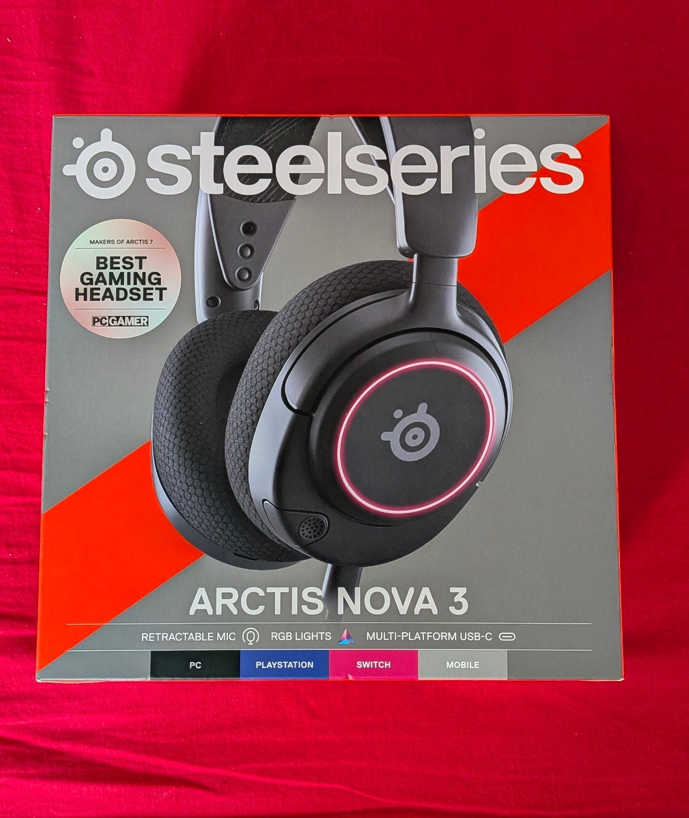Steelseries Arctis Nova 3, Audio, Tv en Foto, Hoofdtelefoons, Ophalen of Verzenden, Steelseries, Surround, Zwart