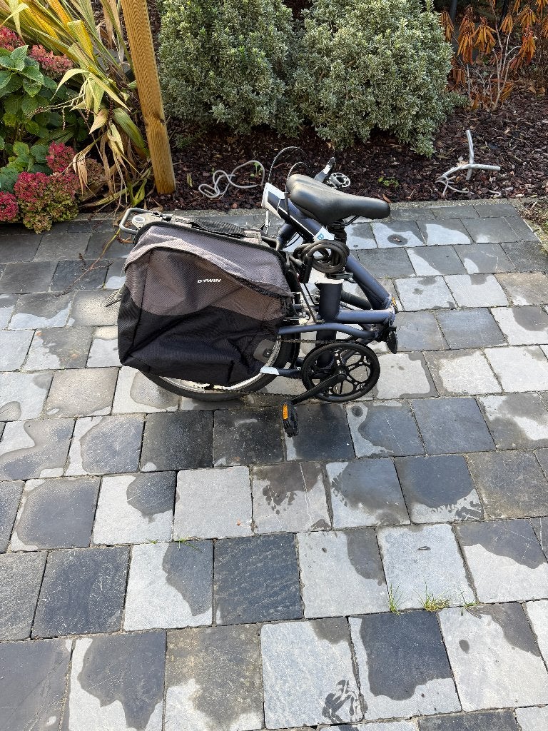 B-twin plooifiets, Ophalen, 20 inch of meer, Velgrem, Versnellingen