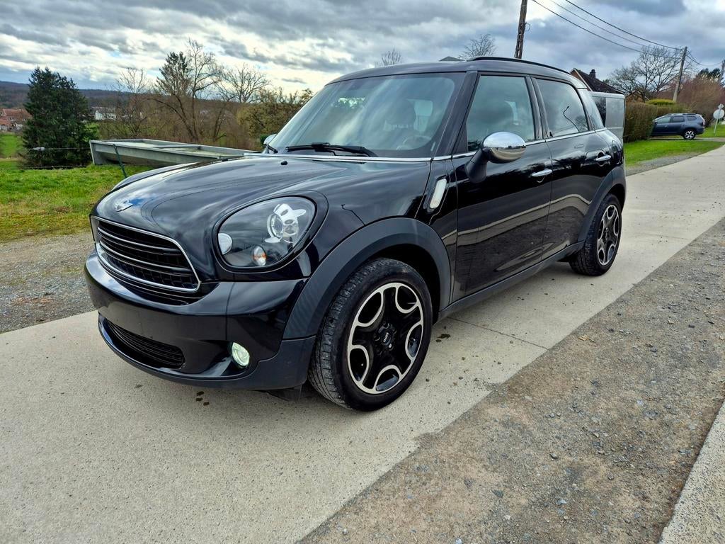 Mini Countryman 1.6D "Très Propre" Xénon, Cuir, Autos, Mini, Achat, Capteur de stationnement, Boîte manuelle, Noir