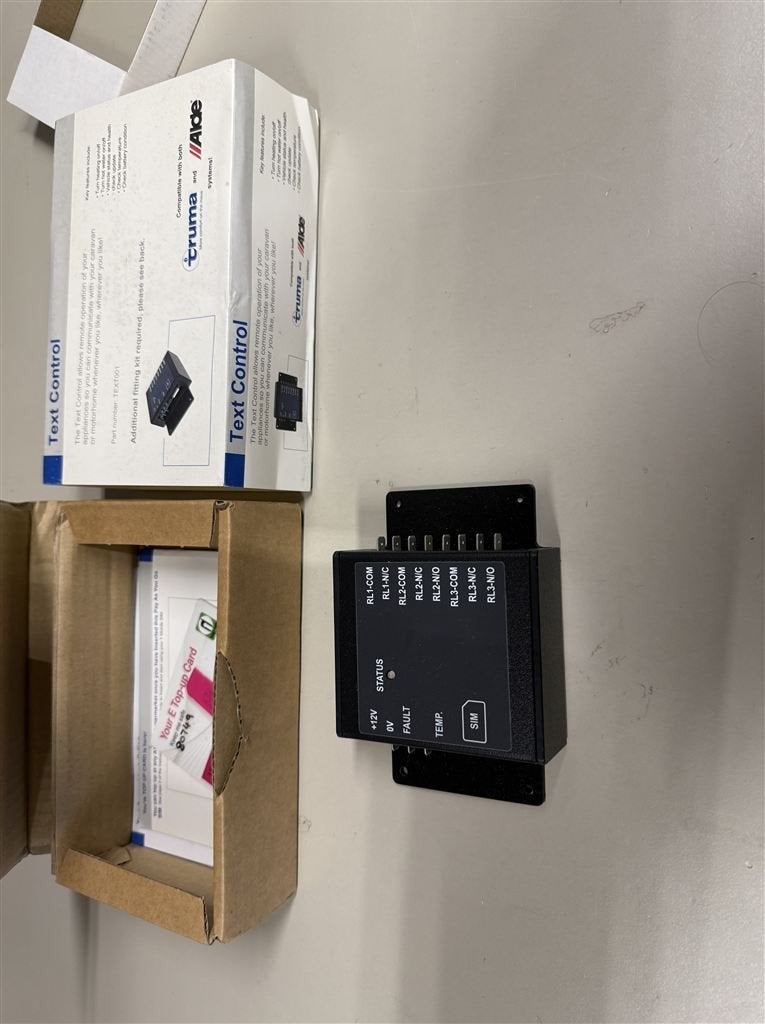 caravan camper truma text control - voor wateren ruimte verw, Caravans en Kamperen, Ophalen of Verzenden, Nieuw