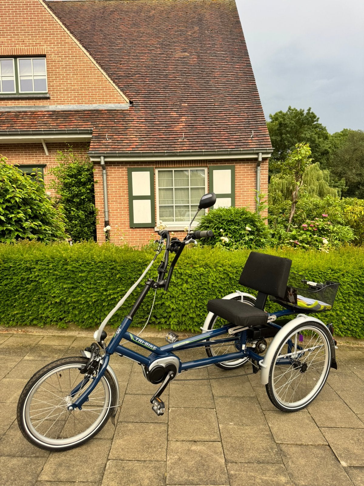 TRI-BIKE Y-Frame Elektrische Driewielfiets 2026 nieuwestaat, Ophalen of Verzenden, Zo goed als nieuw, Terugtraprem
